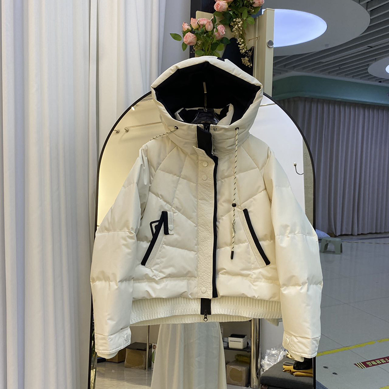 Women'S Fashion Quilted Jacket - جاكيت نسائي شتوي سميك ودافئ بسحاب