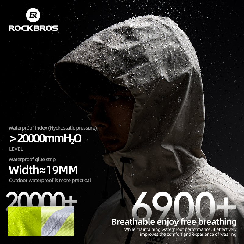 Women'S Fashion Rain Jacket - ROCKBROS مقاوم للماء سترة ركوب الدراجات