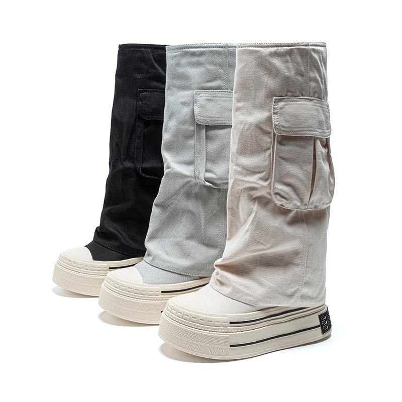 Women'S Fashion Trousers - 12 سنتيمتر الدنيم Cnvas 2025 خريف