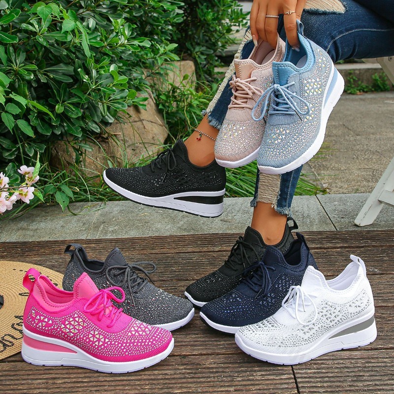 Women'S Fashion Tennis Shoes - أحذية رياضية نسائية 2026 شبكية قابلة