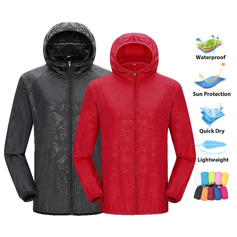 Women'S Fashion Rain Jacket - LNGXO وللنساء والرجال مقاومة للماء سريعة