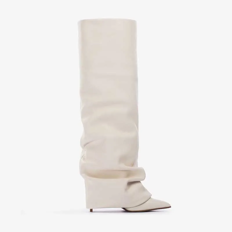 أحذية نسائية سوداء مدببة ومطوي - مراجعة Women'S Fashion Trousers وسعره