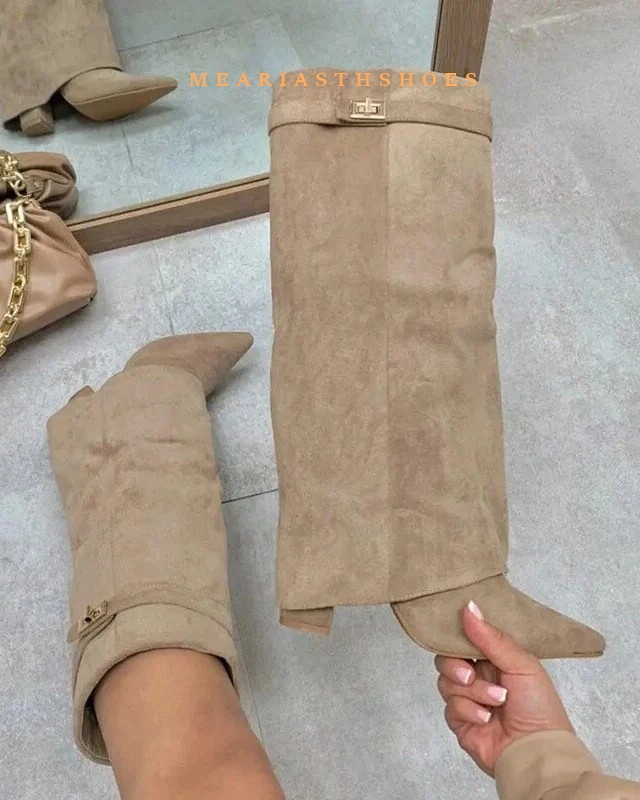 المرأة كعب مكتنز حذاء برقبة لل - مراجعة Women'S Fashion Boots 2025 وسعره