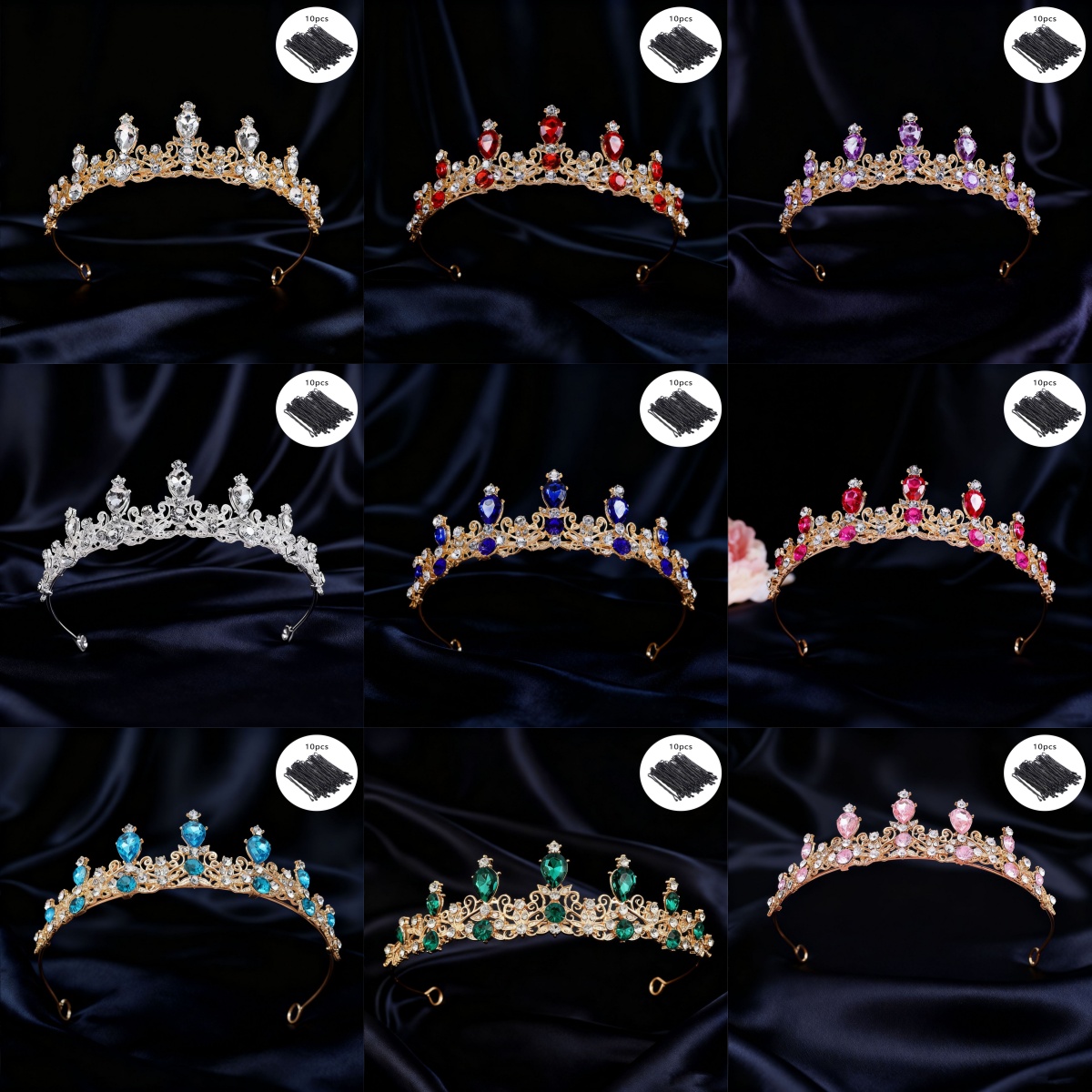 تاج زفاف بتصميم عتيق مرصع بالر - مراجعة Women'S Fashion Headbands وسعره