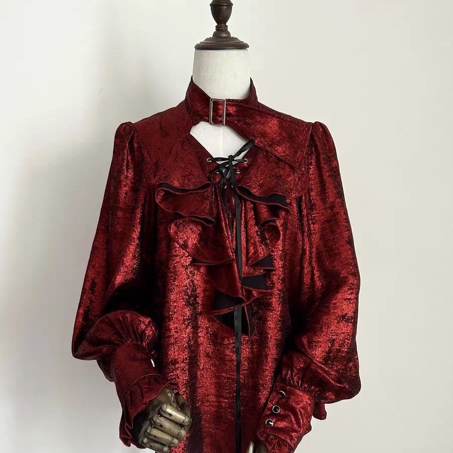 بلوزة لوليتا يابانية أنيقة بتص - مراجعة Puff Sleeve Blouse وسعره