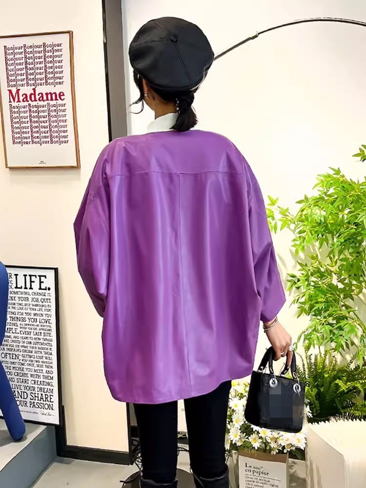 المرأة الهيب هوب سترة جلدية حق - مراجعة Women'S Fashion Leather Jacket وسعره