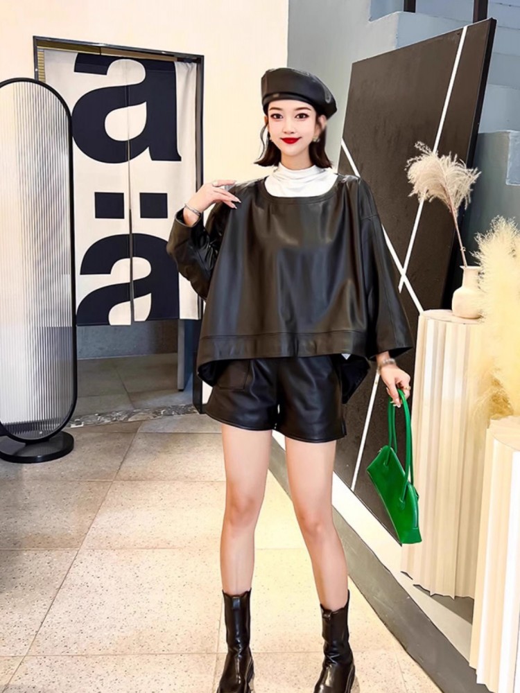 المرأة الهيب هوب سترة جلدية حق - مراجعة Women'S Fashion Leather Jacket وسعره