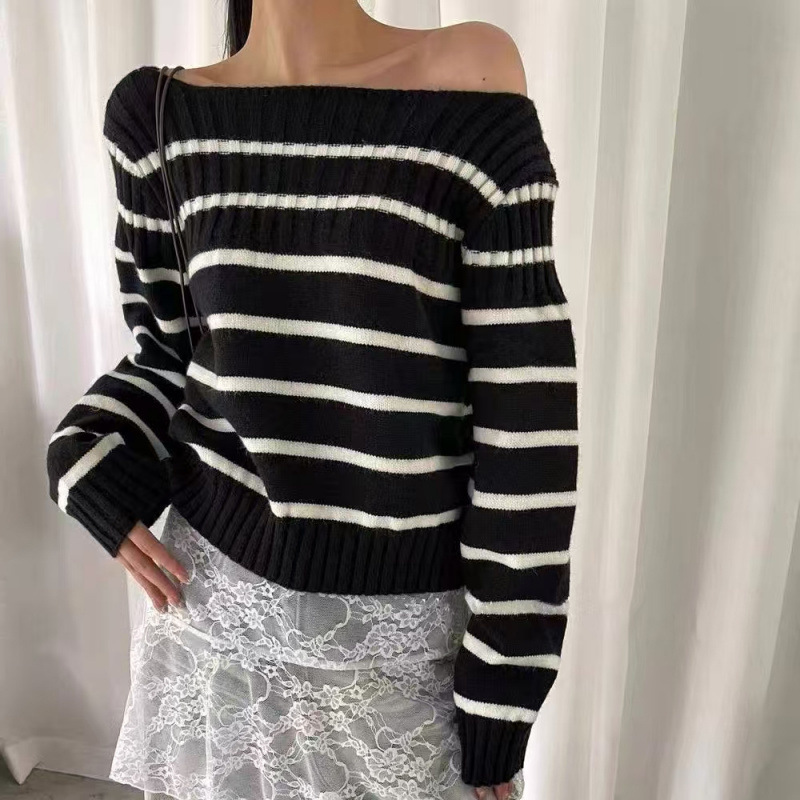 طراز 2025: سترة محبوكة بخطوط م - مراجعة Women'S Fashion Trends Fall 2025 وسعره