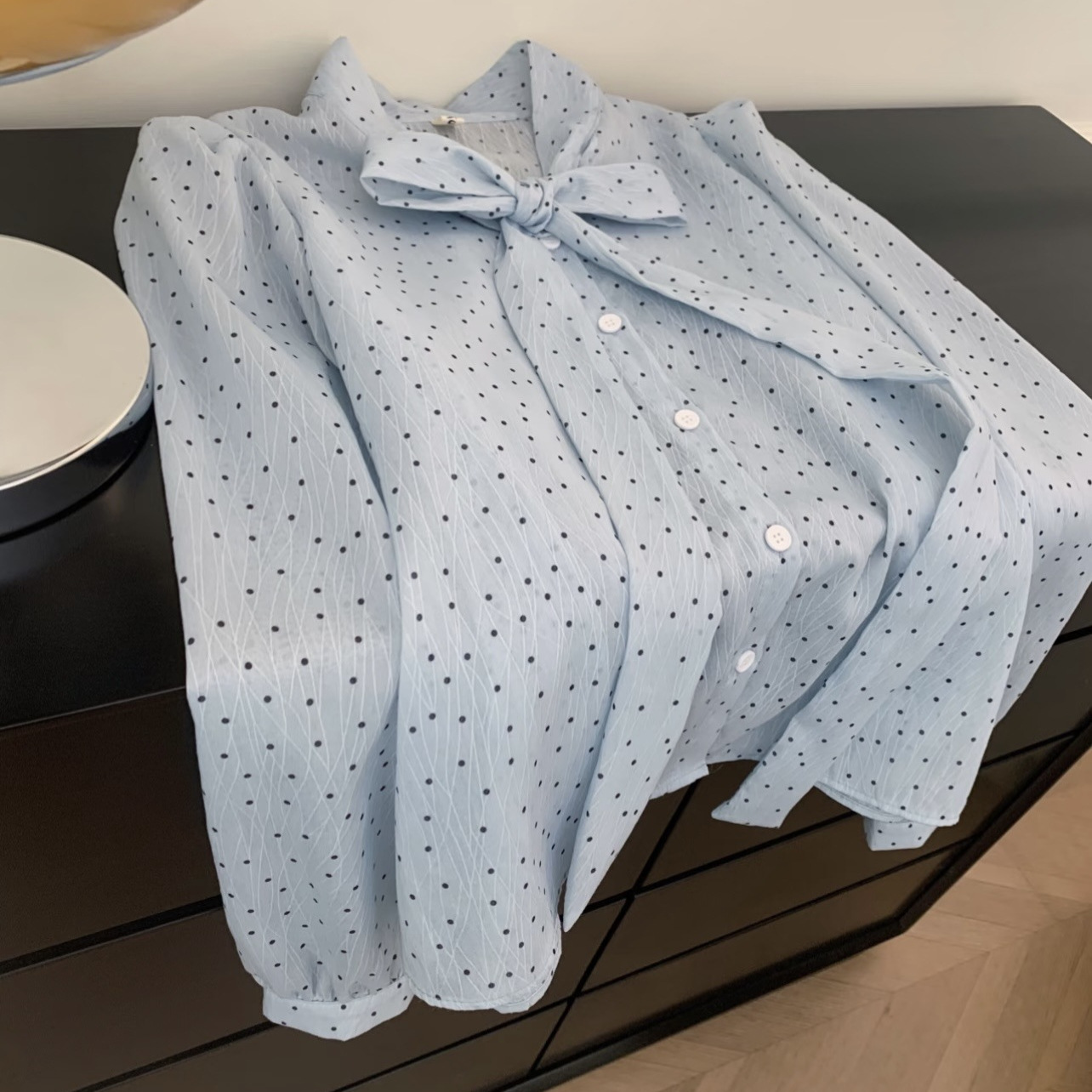 بلوزة نسائية أنيقة للمكتب بأكم - مراجعة Puff Sleeve Blouse وسعره