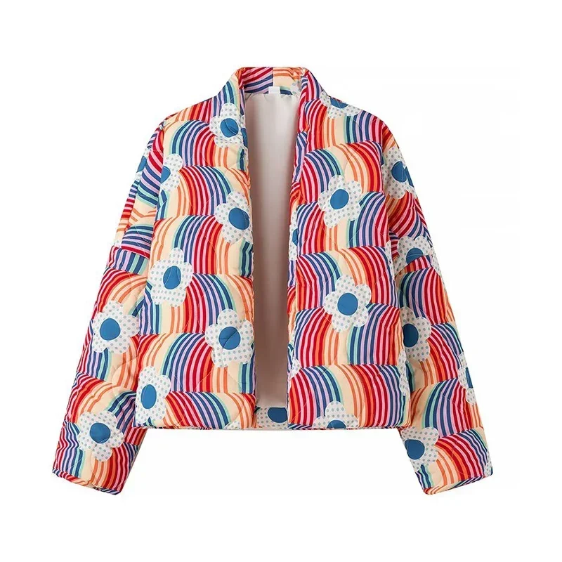 موضة طباعة مبطن معاطف للنساء 2 - مراجعة Women'S Fashion Quilted Jacket وسعره