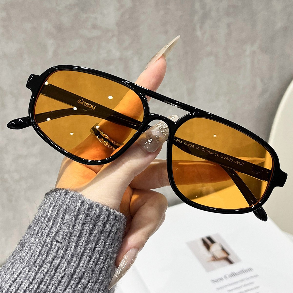 نظارات شمسية نسائية بيضاوية ال - مراجعة Women Fashion Glasses وسعره