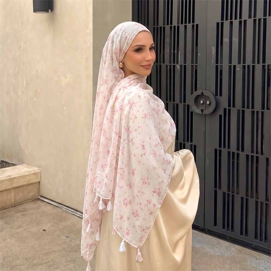 حجاب نسائي عصري بشراشيب، وشاح  - مراجعة Women'S Fashion Trends وسعره