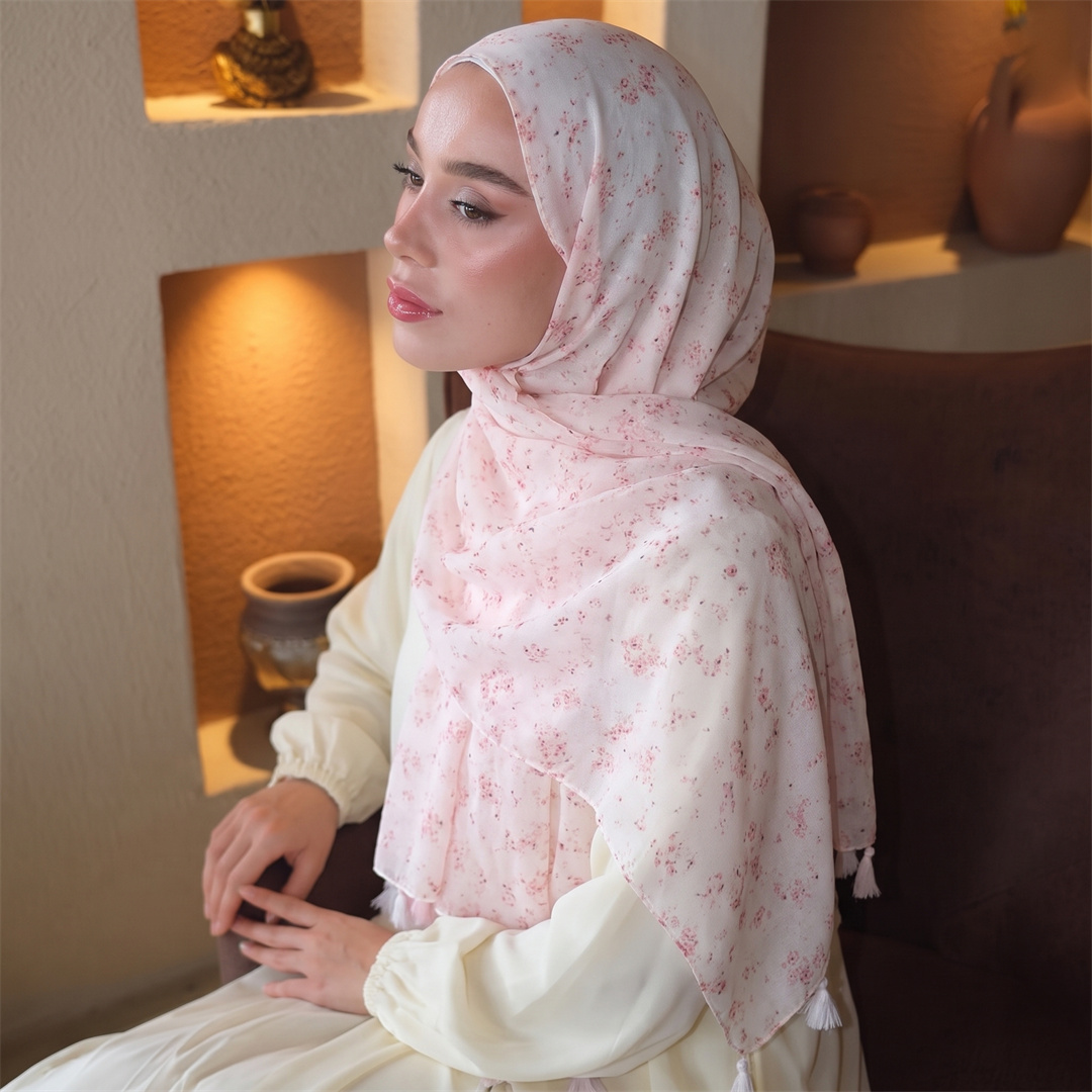 حجاب نسائي عصري بشراشيب، وشاح  - مراجعة Women'S Fashion Trends وسعره