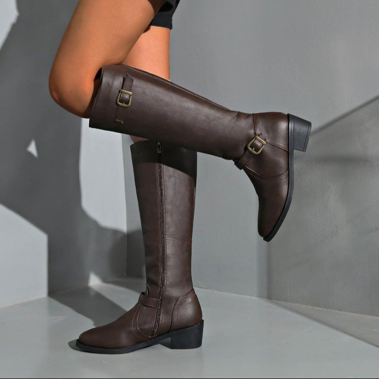 النساء حذاء برقبة للركبة منصة  - مراجعة Women'S Fashion Boots 2025 وسعره