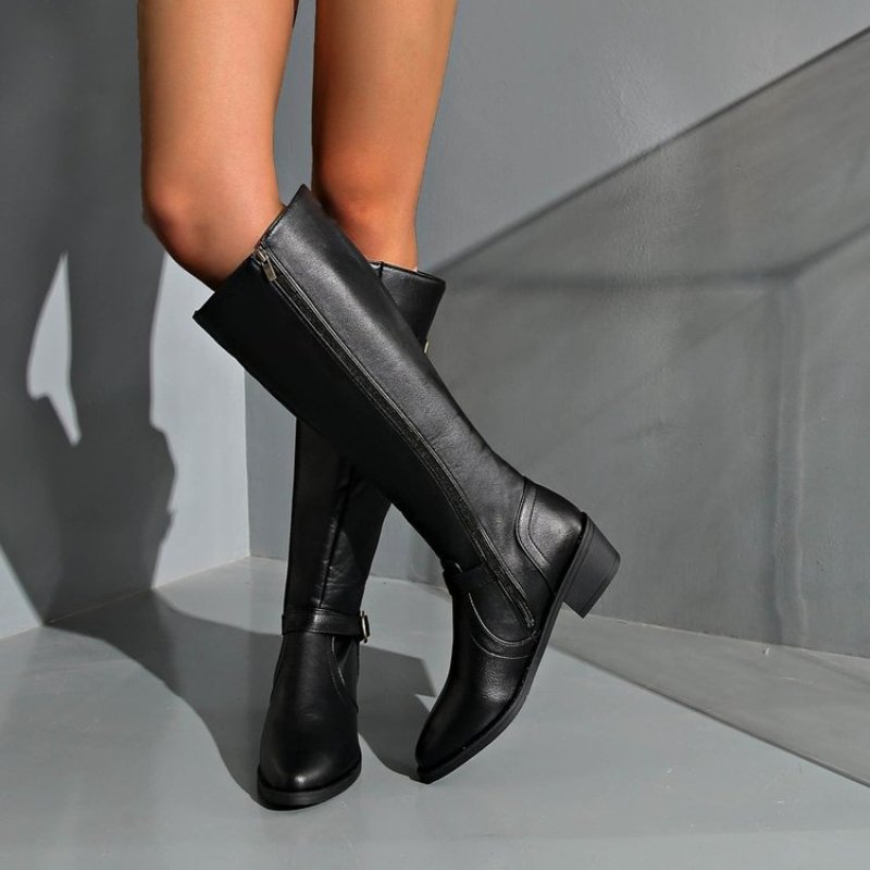 النساء حذاء برقبة للركبة منصة  - مراجعة Women'S Fashion Boots 2025 وسعره