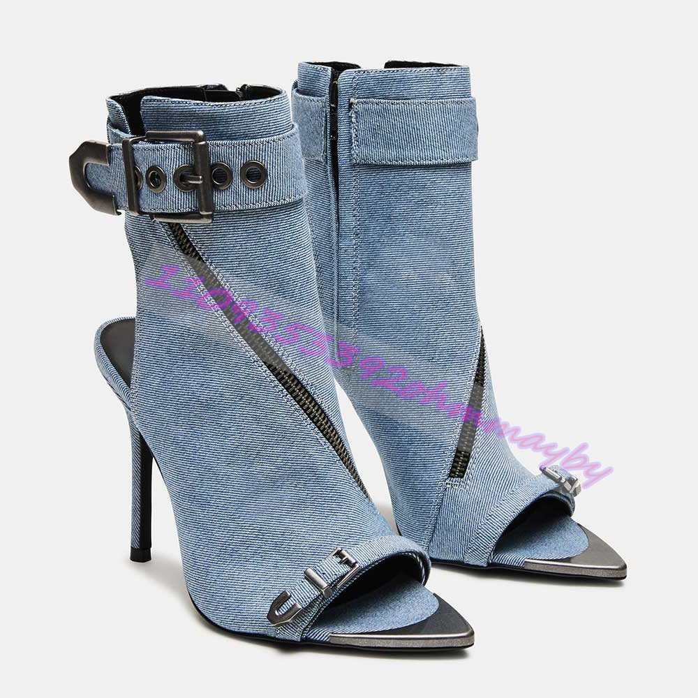 أحذية نسائية صيفية من الدنيم ا - مراجعة Women'S Fashion Boots وسعره