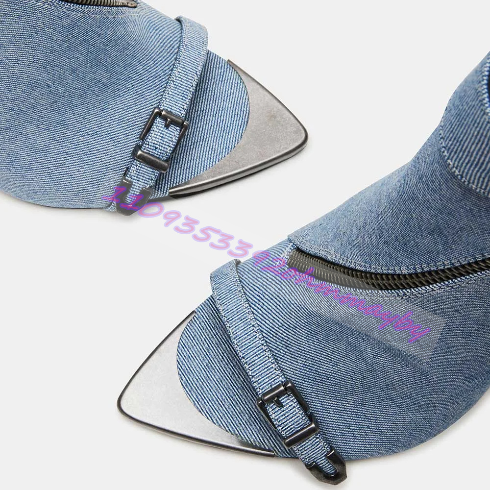 أحذية نسائية صيفية من الدنيم ا - مراجعة Women'S Fashion Boots وسعره