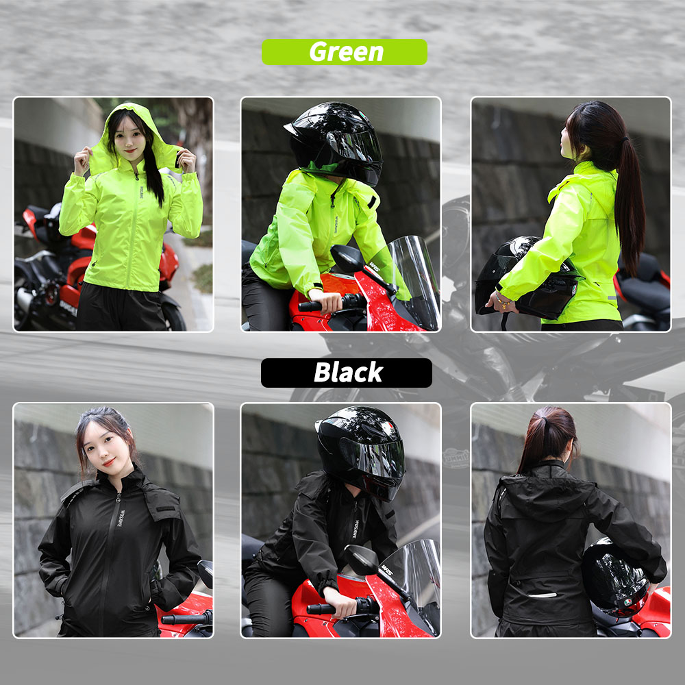 معطف واق من المطر لركوب الدراج - مراجعة Women'S Fashion Rain Jacket وسعره