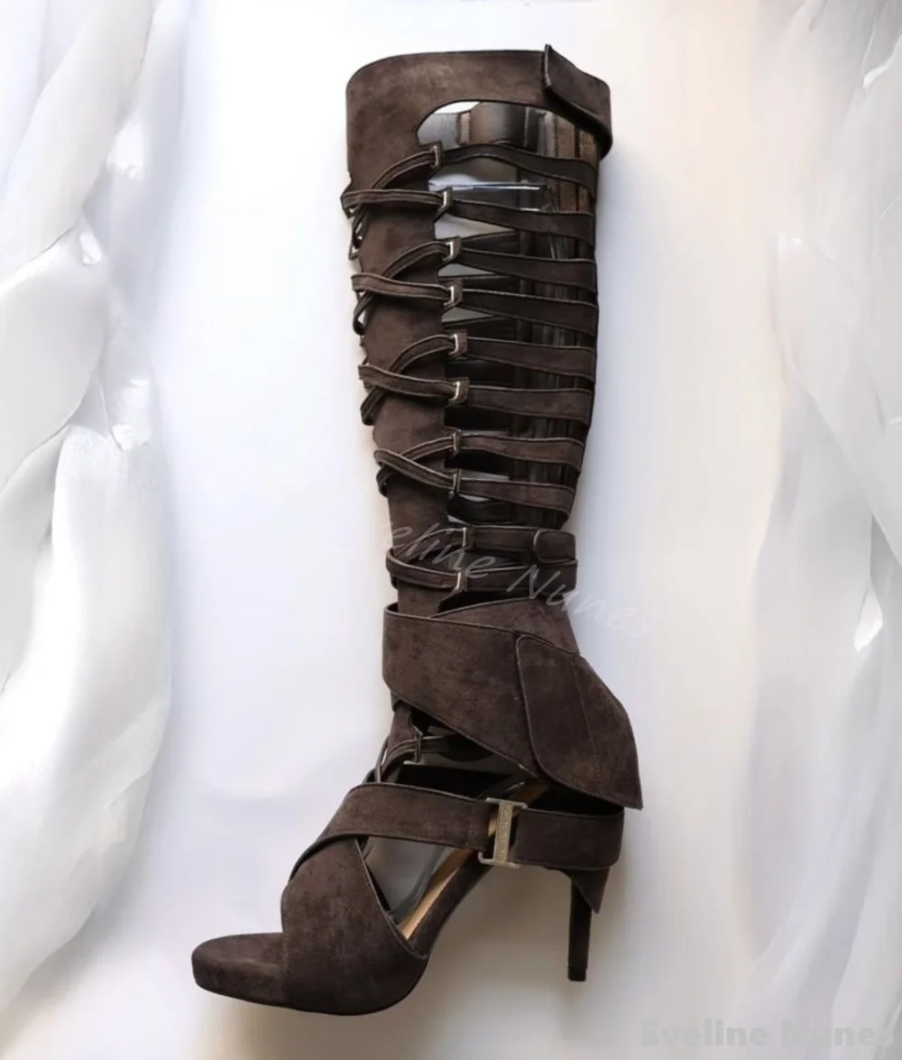صنادل نسائية طويلة حتى الركبة  - مراجعة Women'S Fashion Boots 2025 وسعره