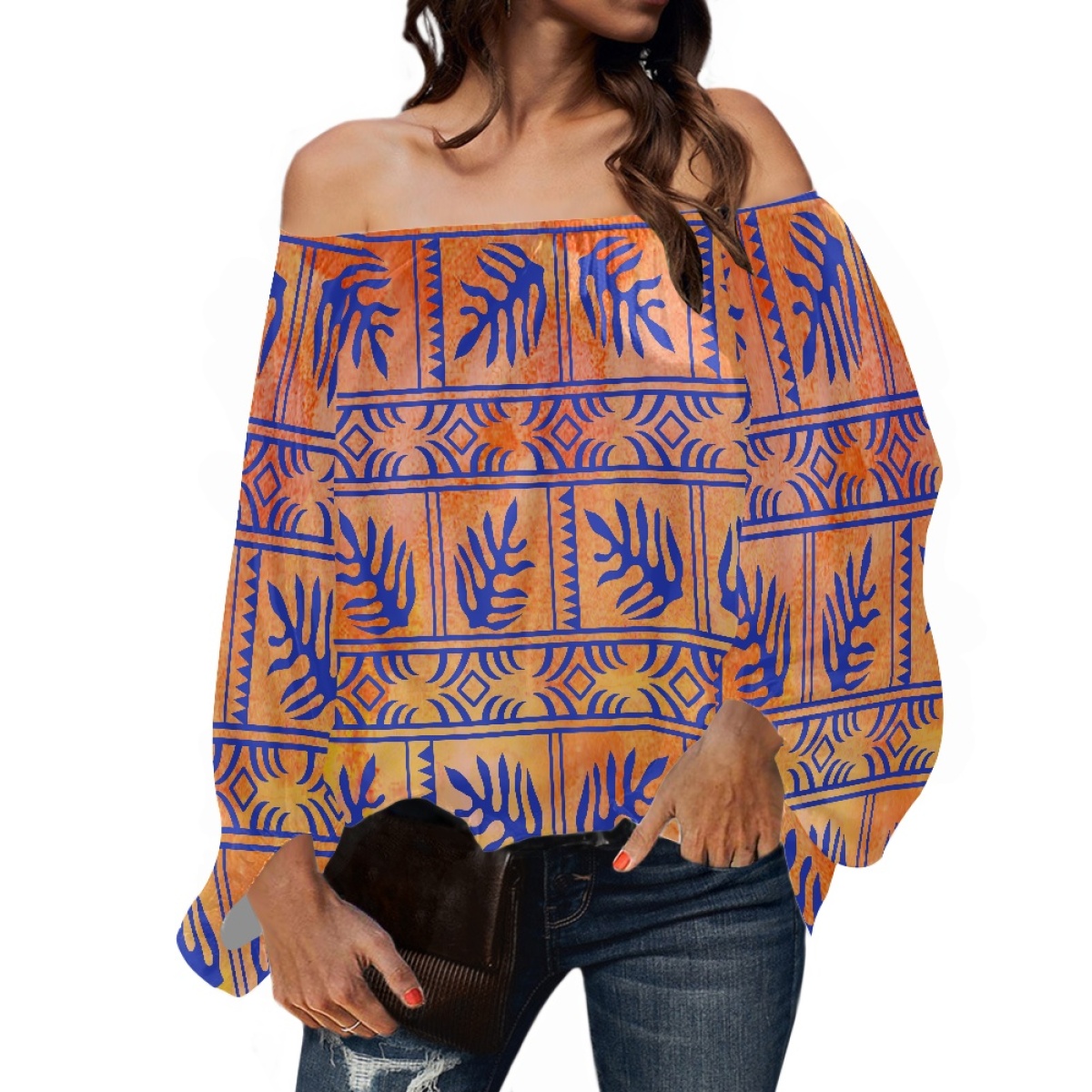 بلوزة شيفون أنيقة للسيدات بأكم - مراجعة Puff Sleeve Blouse وسعره