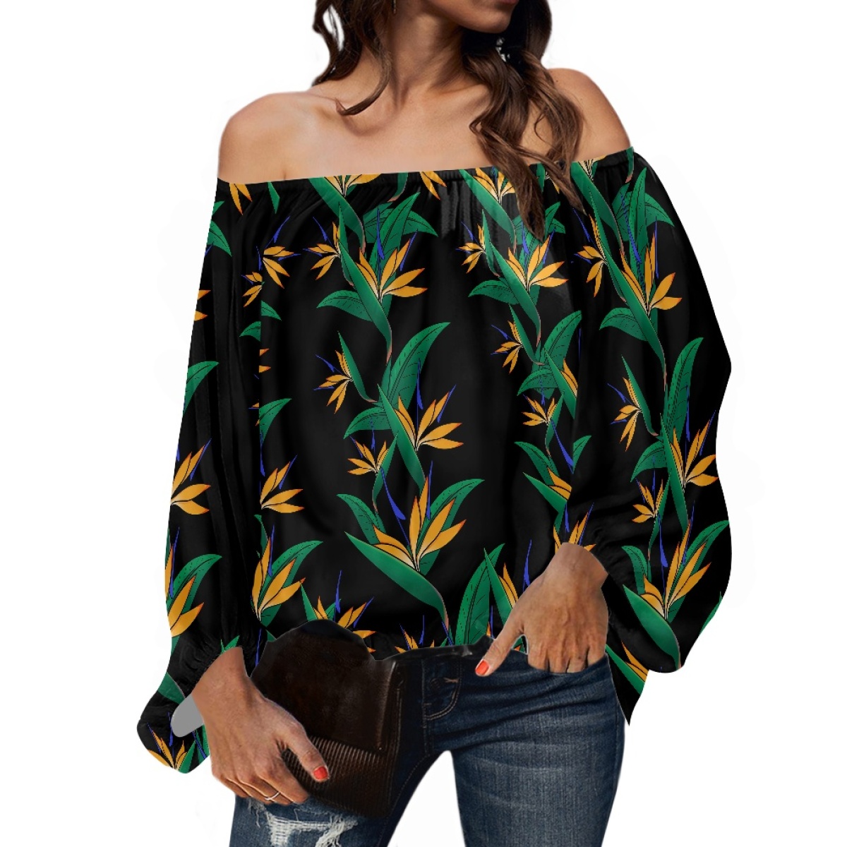 بلوزة شيفون أنيقة للسيدات بأكم - مراجعة Puff Sleeve Blouse وسعره