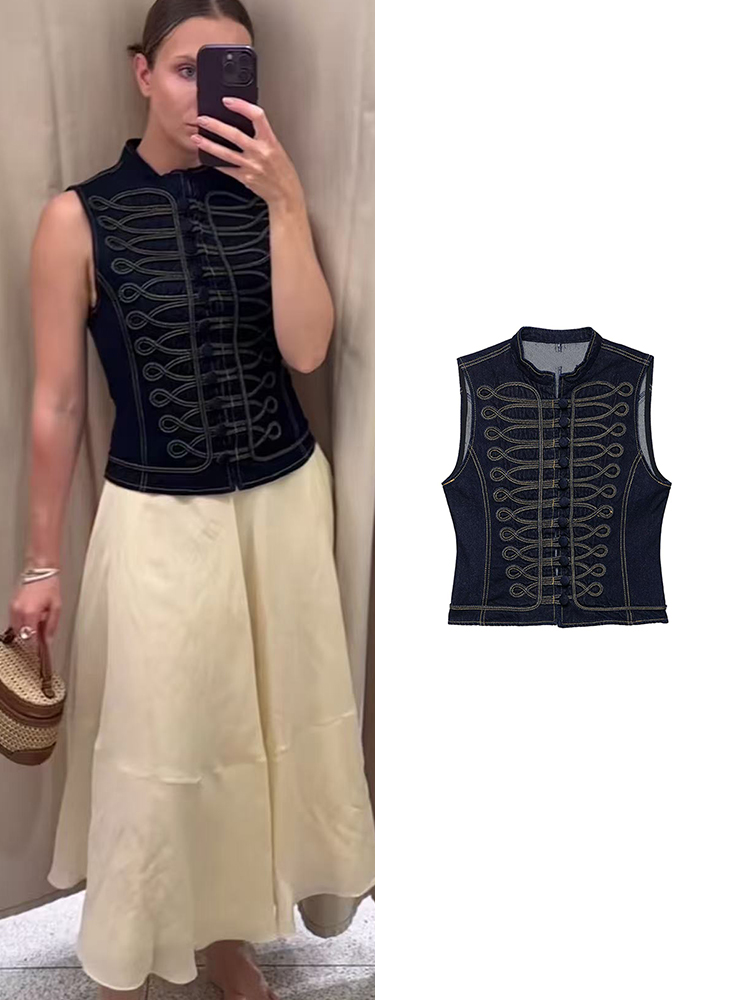 سترة نسائية من الدنيم بتصميم ع - مراجعة Women'S Fashion Quilted Jacket وسعره
