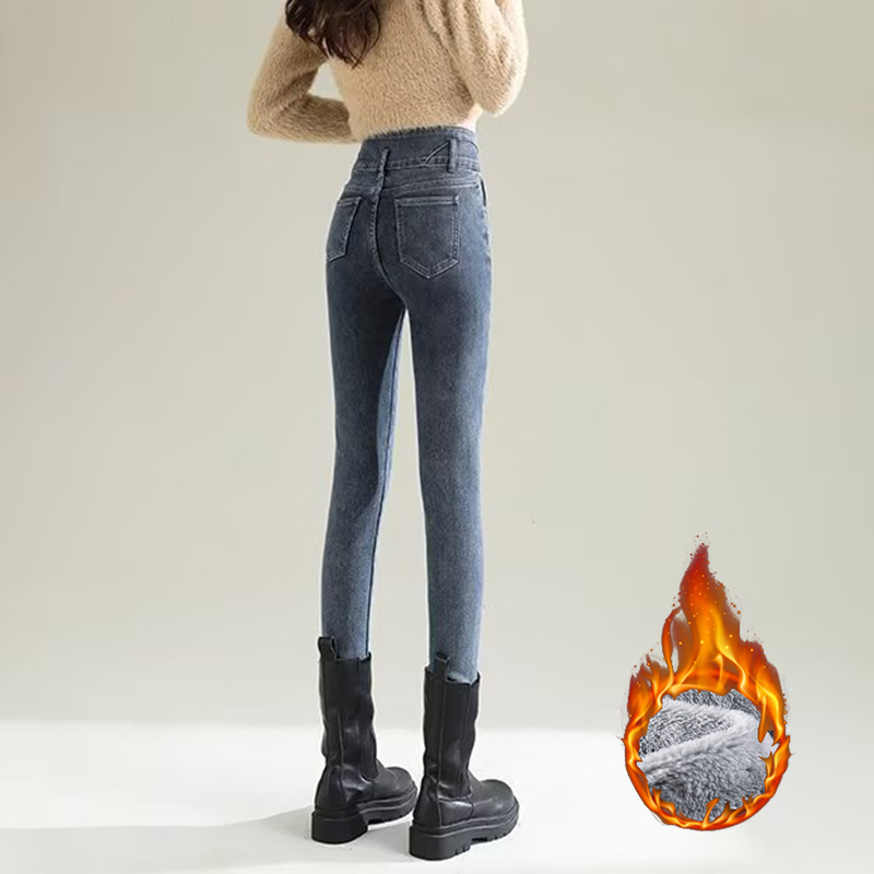 الشتاء سيدة شيك أفخم الحرارية  - مراجعة Women'S Fashion Trousers وسعره