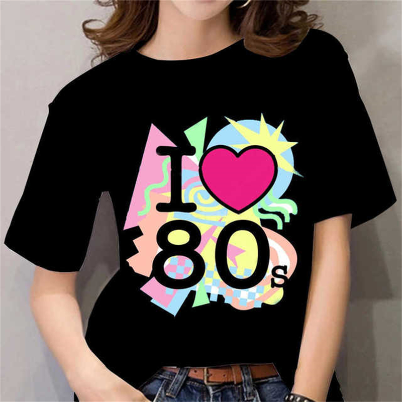 تي شيرت نسائي بتصميم الثمانينا - مراجعة Women'S Fashion In The 80S وسعره