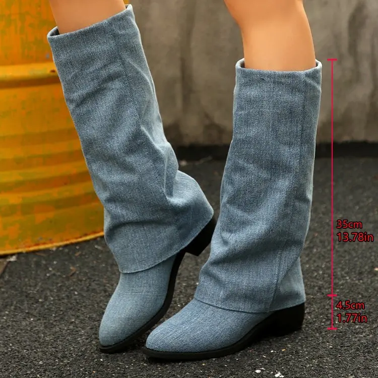 المرأة حذاء برقبة للركبة الخري - مراجعة Women'S Fashion Boots 2025 وسعره