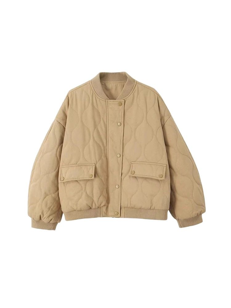 سترات نسائية عصرية كبيرة الحجم - مراجعة Women'S Fashion Quilted Jacket وسعره