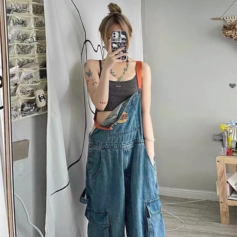 بنطلون جينز نسائي فضفاض بتصميم - مراجعة Women'S Fashion Trousers وسعره