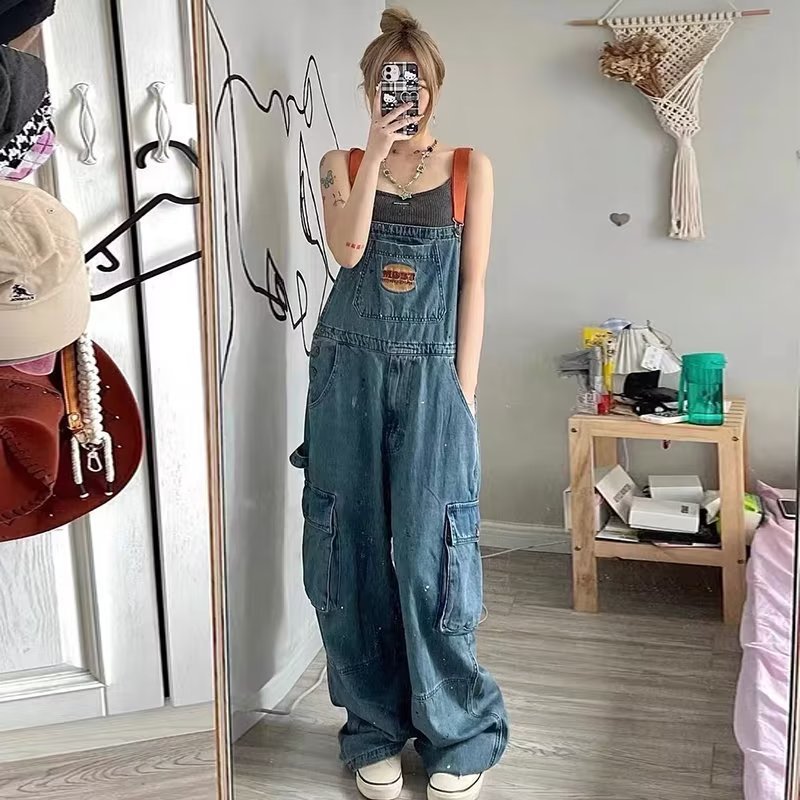 بنطلون جينز نسائي فضفاض بتصميم - مراجعة Women'S Fashion Trousers وسعره