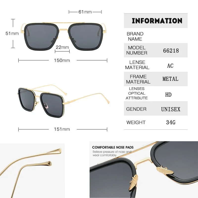 نظارات شمسية ستيم بانك توني ست - مراجعة Women Fashion Glasses وسعره